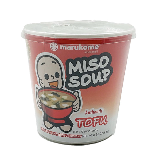 Marukome Instant Miso Soup Tofu Cup 0.34 oz
