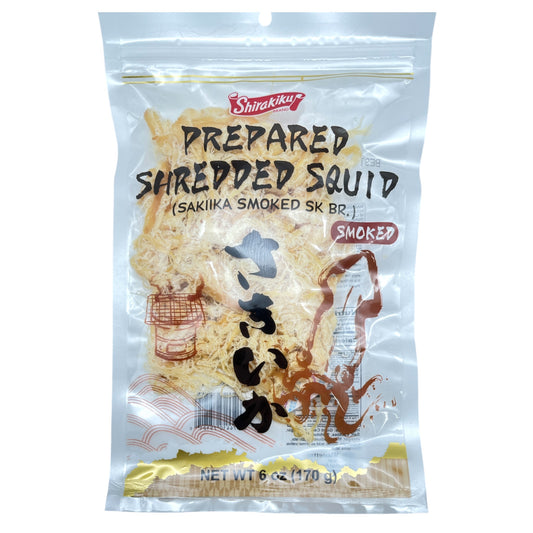 Shirakiku Prepared Shredded Squid Smoked 6 oz