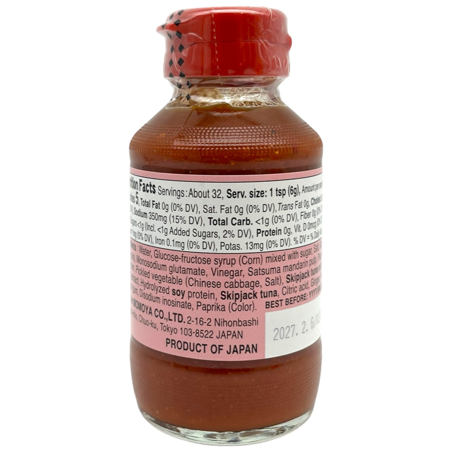 Momoya Kimuchi No Moto Spicy Chili Sauce 6.7 oz