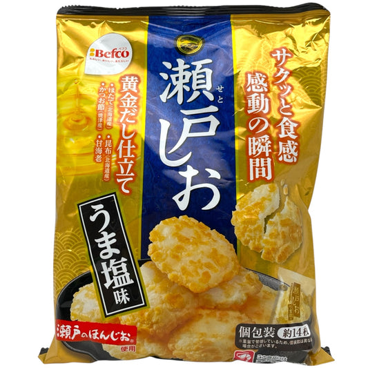 Befco Kuriyama Setoshio Umashio Rice Crackers 2.54 oz