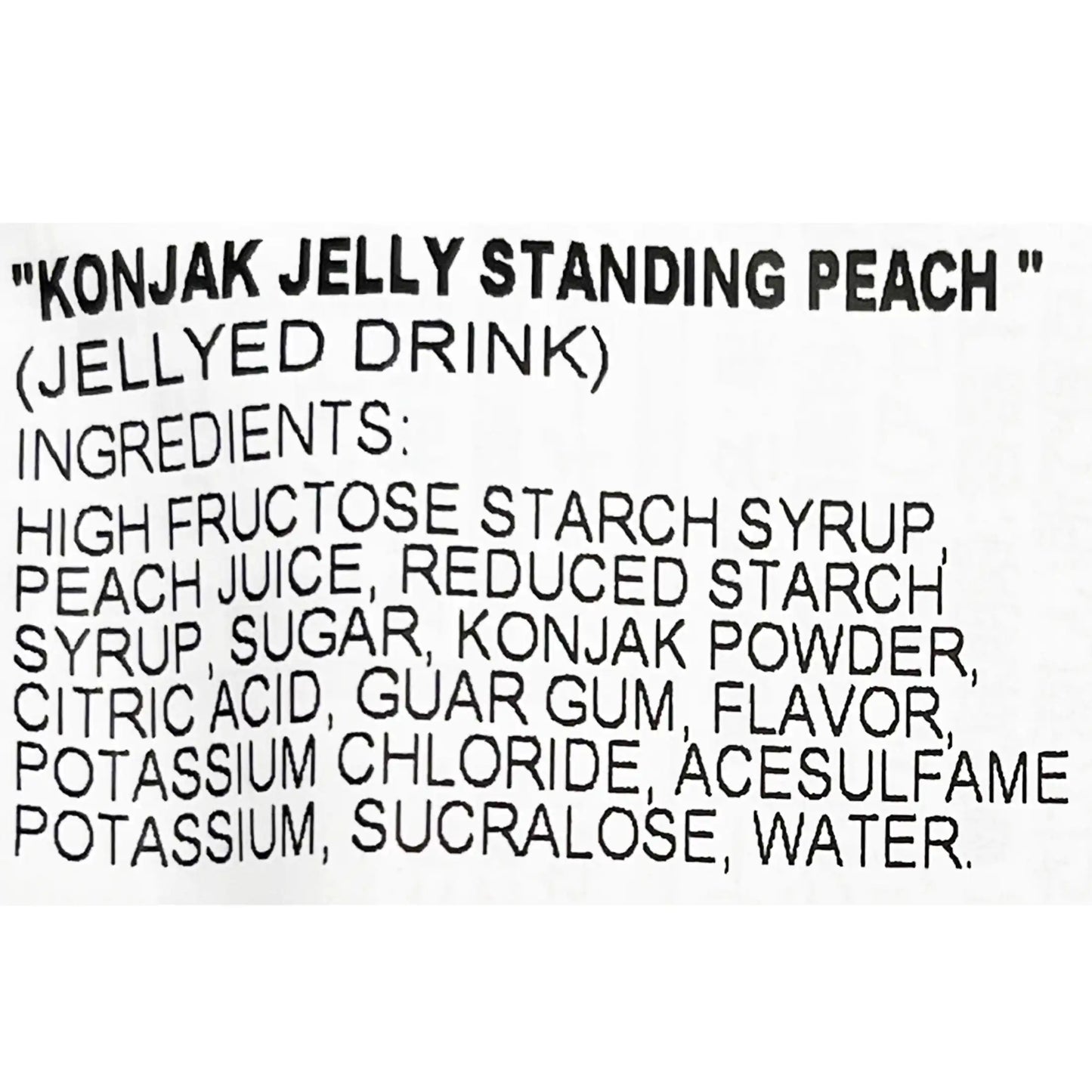 Orihiro Konyaku Jelly Drink Peach 4.58 oz