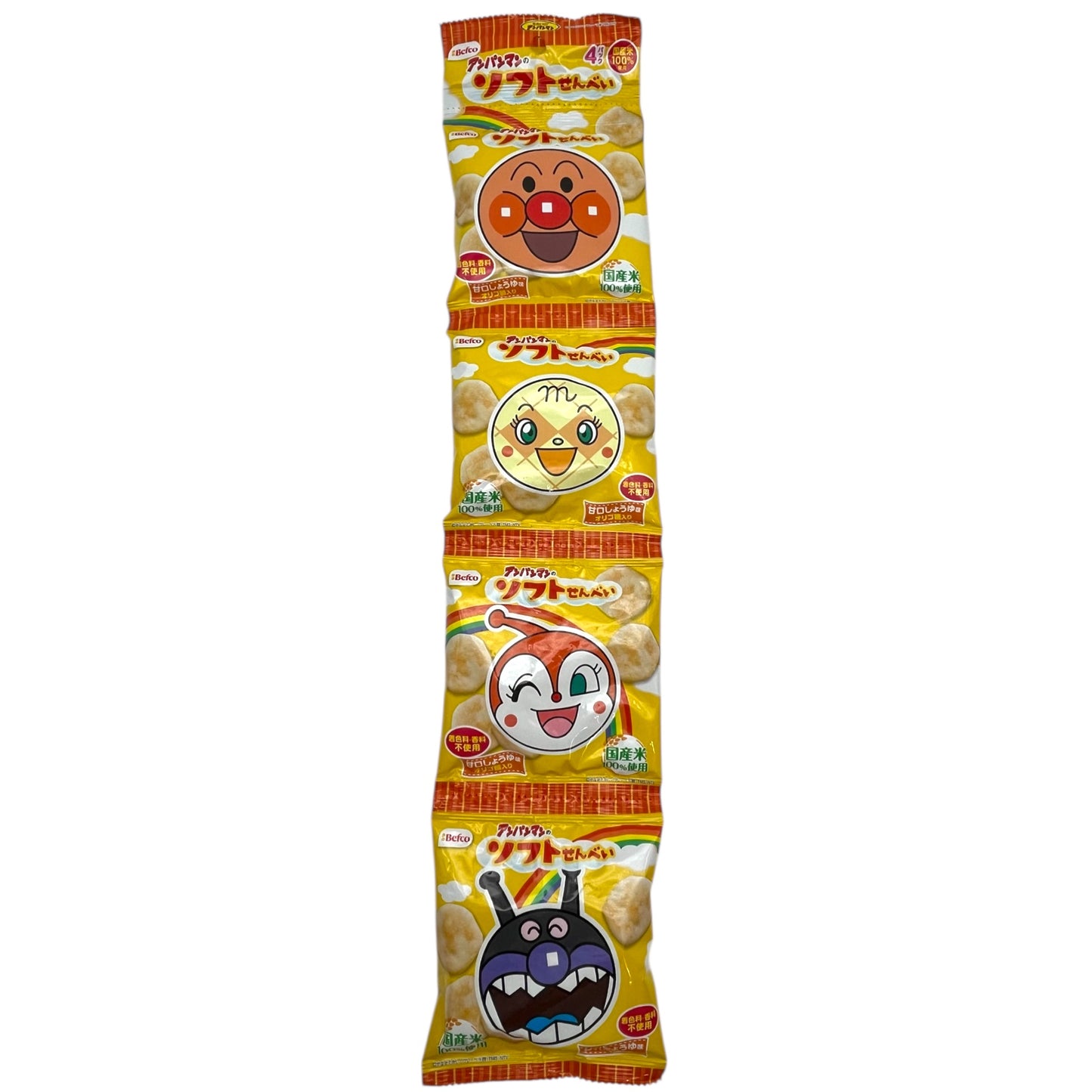Befco Anpanman Soft Senbei 4 Piece 1.83 oz