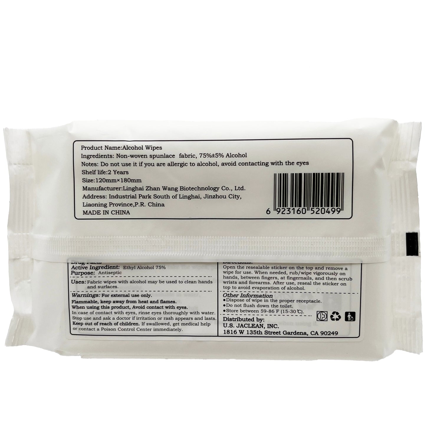 Mioszzi 75% Alcohol Wipes with Lids 50 Sheets