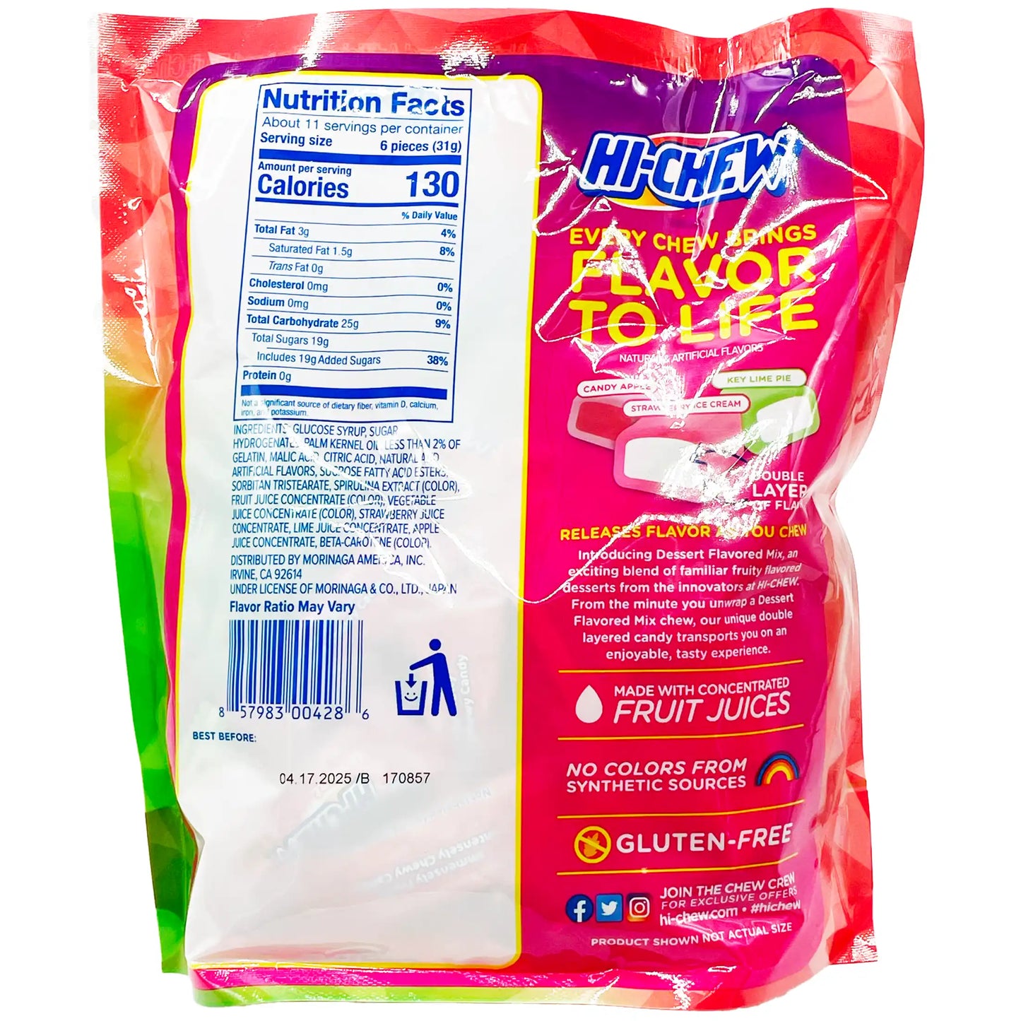 Hi-Chew Dessert Mix Bag 11.6 oz