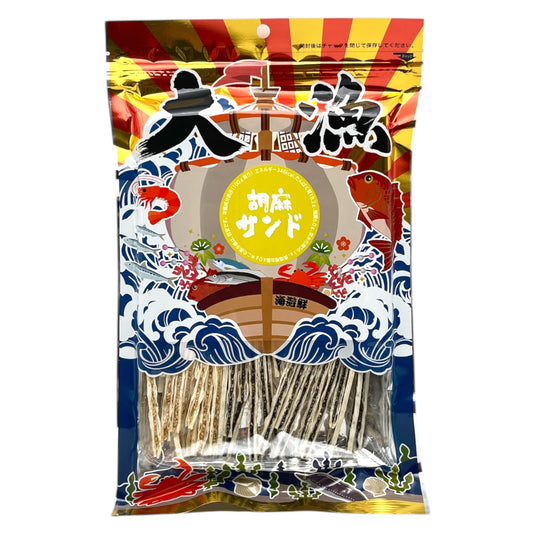 Okabe Takarabune Fukuro Goma Sand Baked Wheat Cracker 2.46 oz