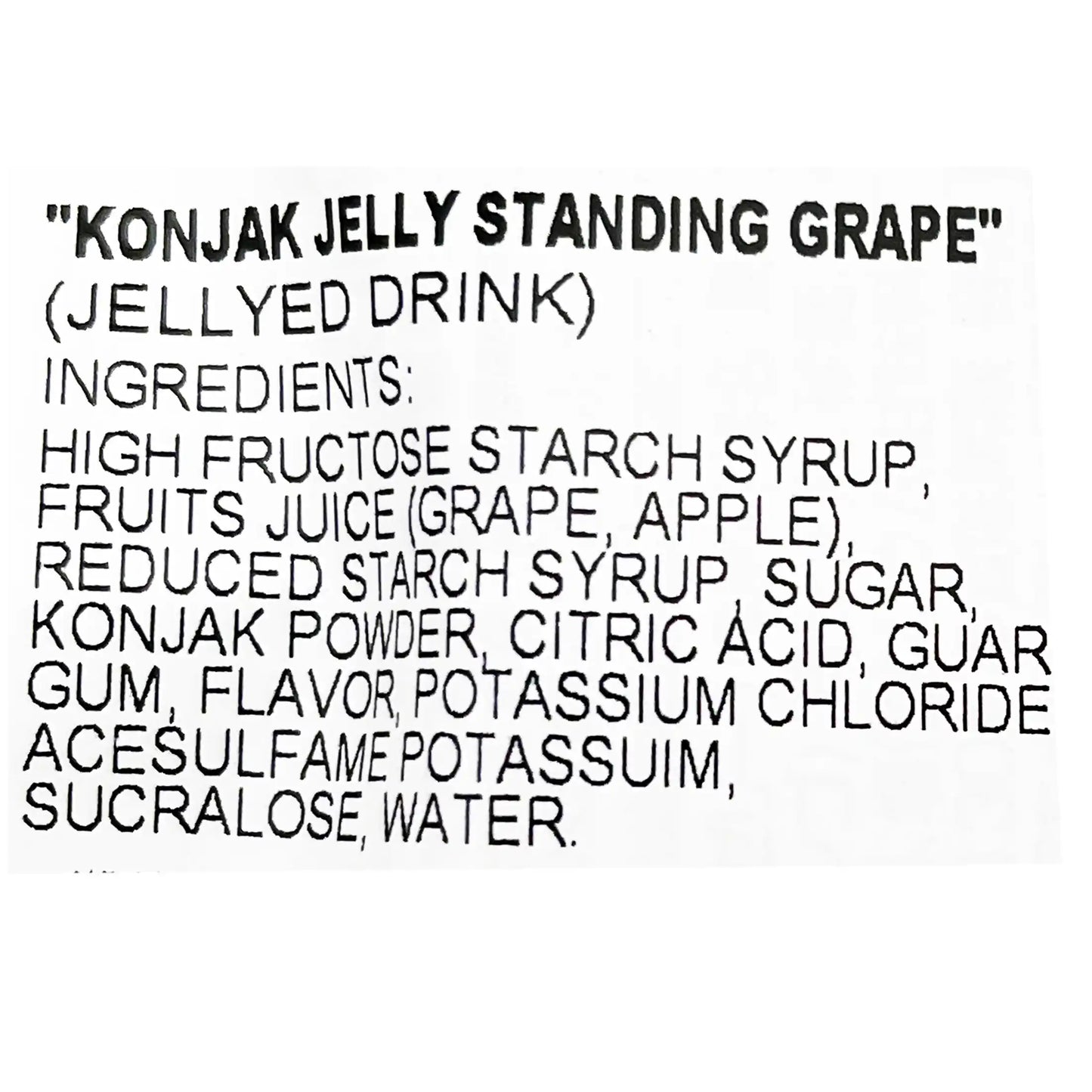 Orihiro Konyaku Jelly Drink Grape 4.58 oz