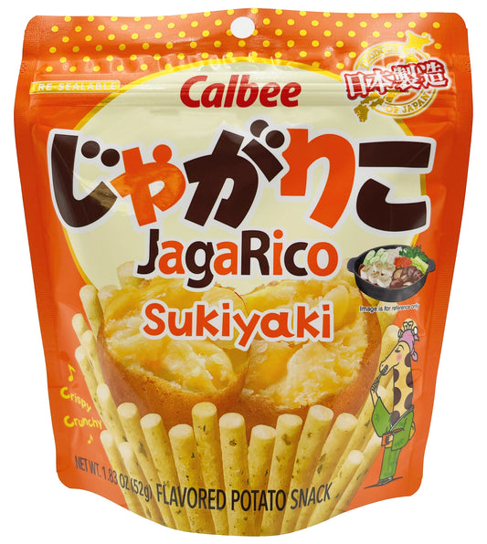 Calbee Jagarico Flavored Potato Snack, Sukiyaki Flavor 1.83 oz