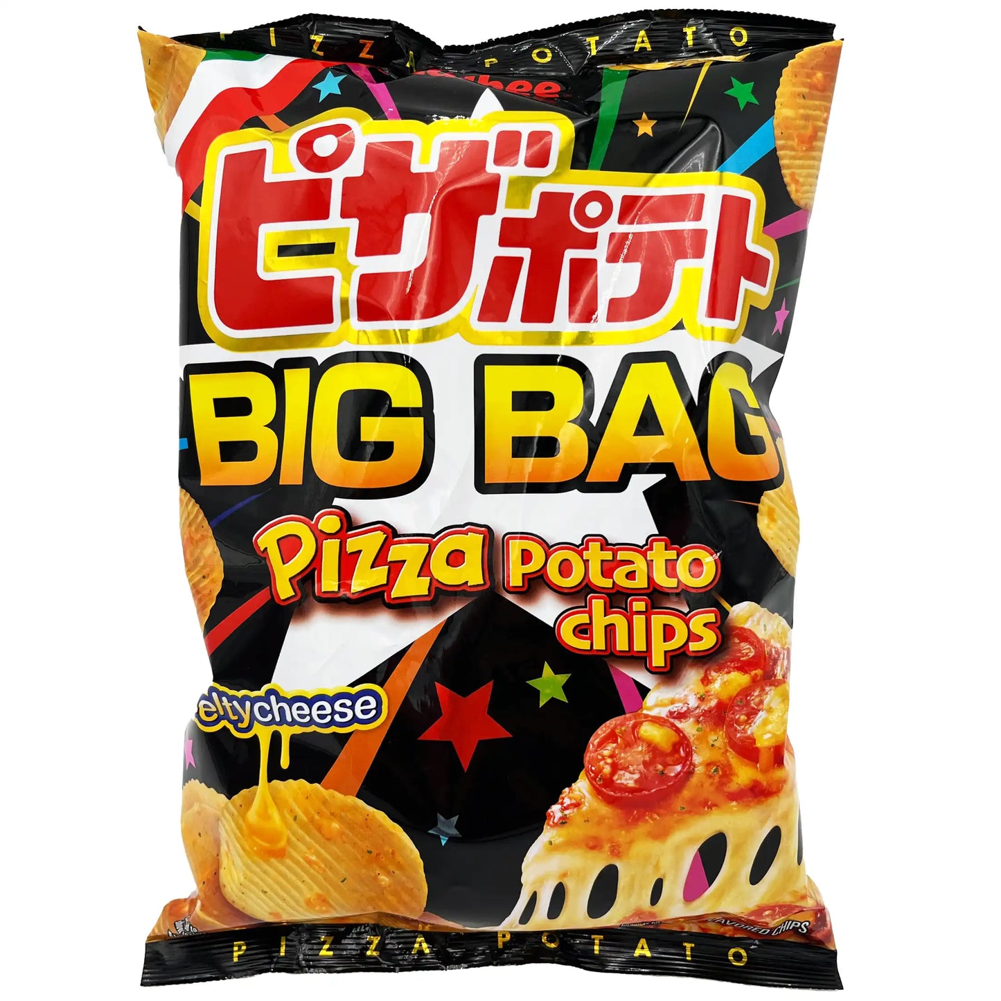 Calbee Pizza Potato Chips Big Bag 6.3 oz