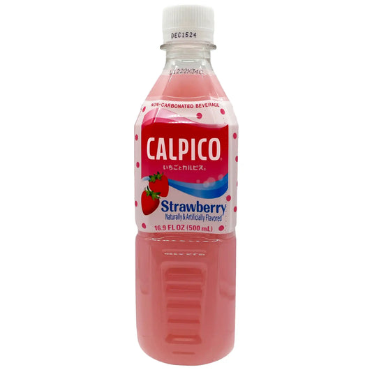 Calpico Non-Carbonated Soft Drink, Strawberry Flavor 16.9 fl oz