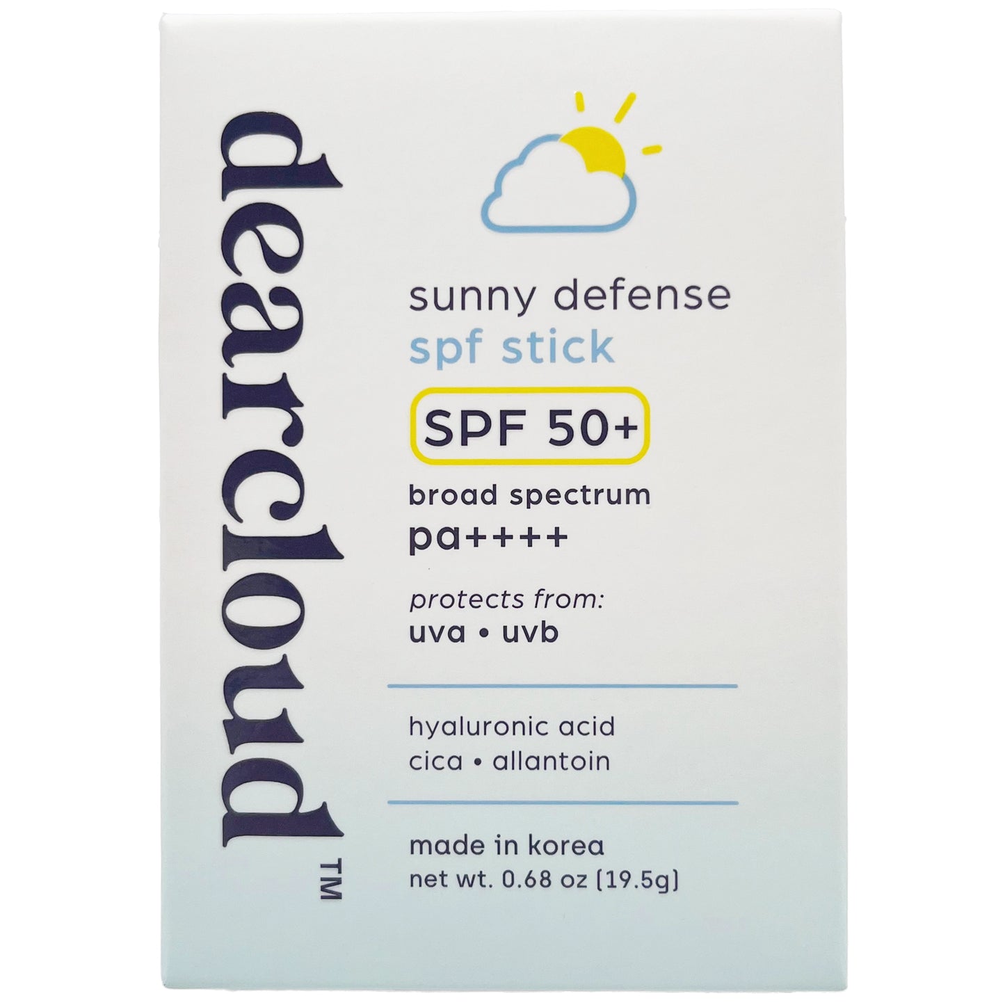 dearcloud Sunny Defense Sun Stick SPF 50+ 0.68oz