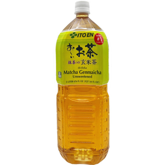 Itoen Oi Ocha Matcha Genmai Unsweetened 2L