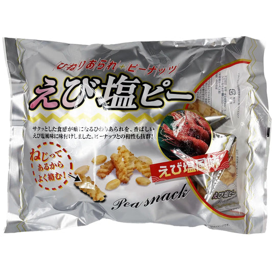 Izumiya Seika Ebishio Shrimp & Salt with Peanuts Wheat Cracker 15 Packs 4.41 oz