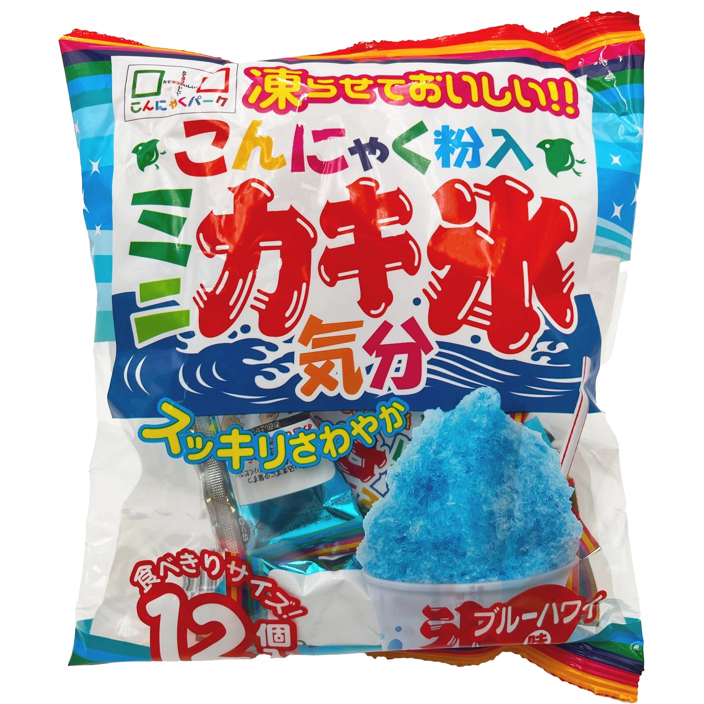 Kakigori Shaved Iced Blue Hawaii Konjac Mini Candy 300g