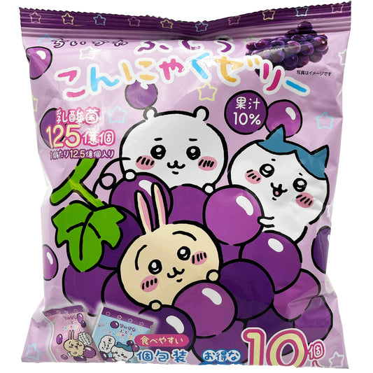 Chiikawa Grape Konjac Jelly 150g