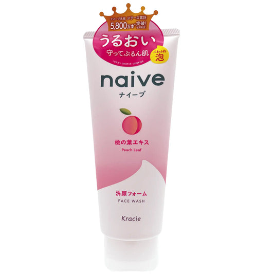Kracie Naive Face Wash Peach Scent 4.5 fl. oz