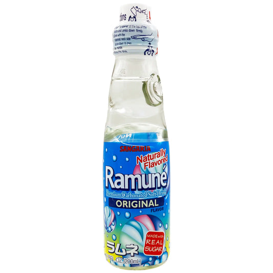 Sangaria Ramune Marble Carbonated Soft Drink Original 6.76 fl. oz