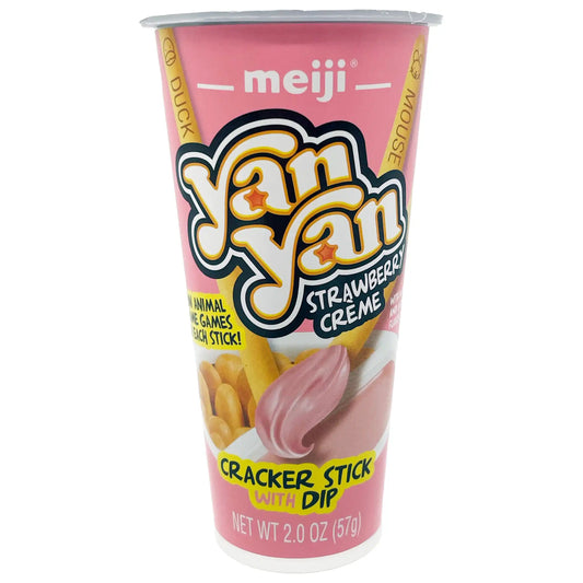 Meiji Yan Yan Stick Strawberry Flavor 2 oz