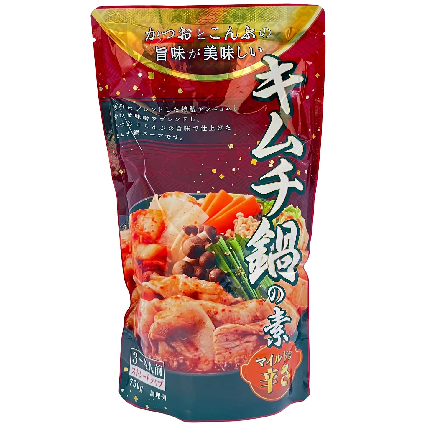 Sun Enterprise Kimchi with Bonito and Kelp Flavor Hot Pot Soup Base 26.45 oz