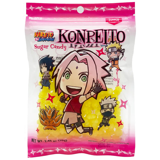 Naruto Sugar Candy Konpeito Pineapple Flavor 70 g