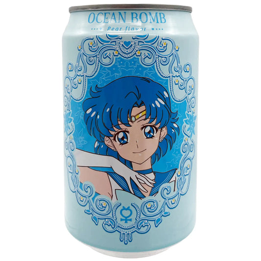 Sailormoon Drink Oceanbomb Pear Flavor Carbonated Drink 330 ml