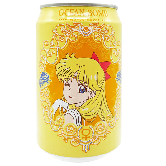 Sailormoon Drink Oceanbomb Mango Flavor Carbonated Drink 330 ml