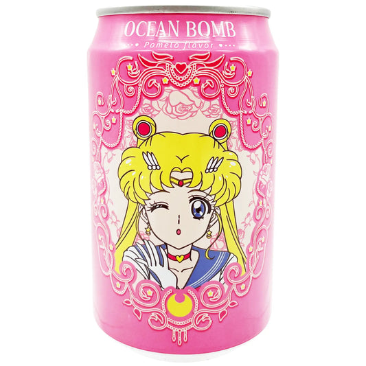 Sailormoon Drink Oceanbomb Pomelo Flavor Carbonated Drink 330 ml