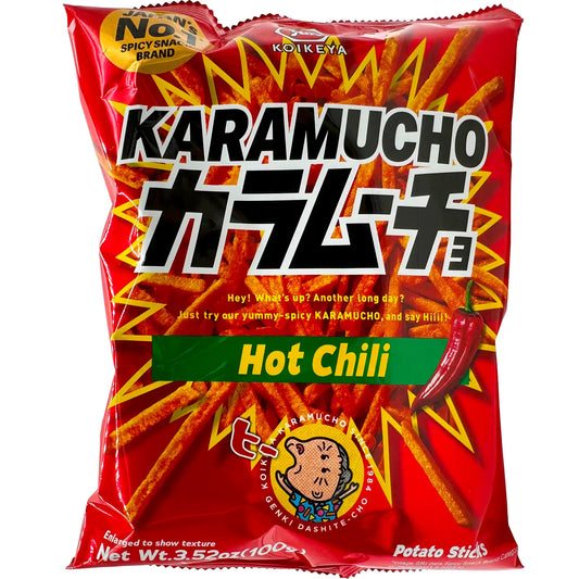 Koikeya Karamucho Potato Hot Chili Sticks 3.52 oz