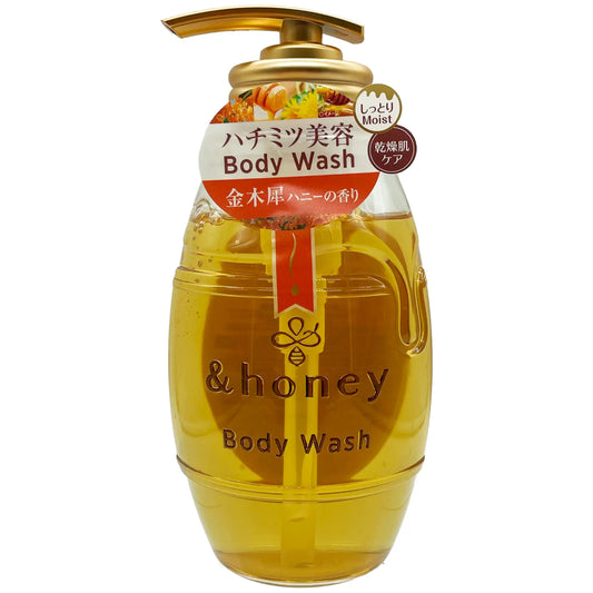 &honey Deep Moist Gel Body Wash, Honey Fragrance 500 ml