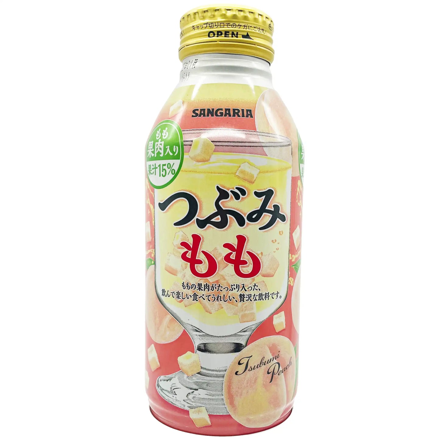 Sangaria Tsubumi Peach Drink 12.85 fl oz