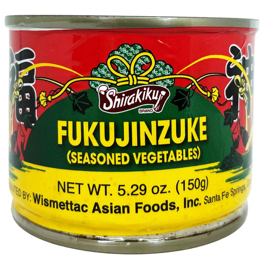 Shirakiku Fukujinzuke Seasoned Vegetables Red Can 5.29 oz