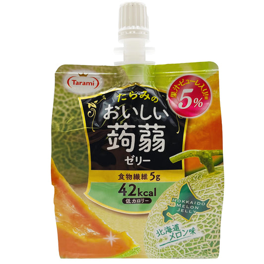 Tarami Oishii Konjac Jelly Melon Flavor 5.29 oz