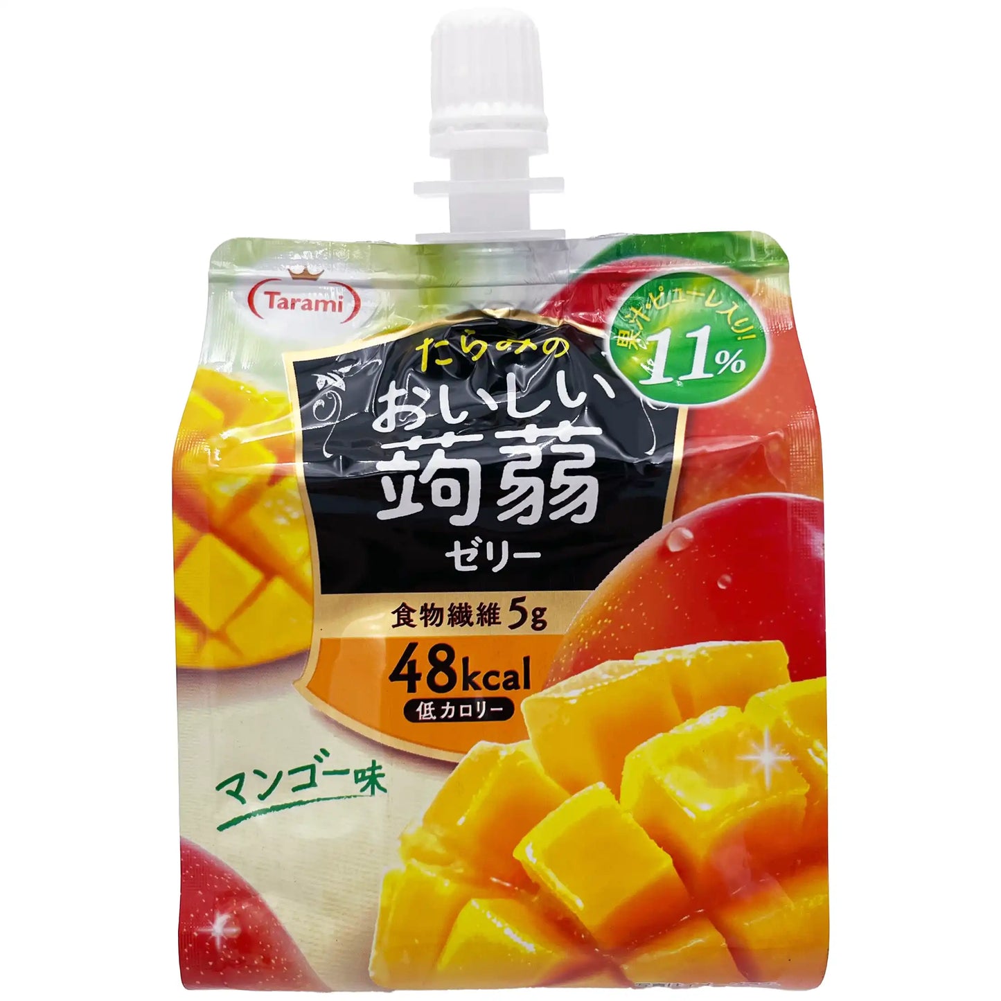 Tarami Oishii Konjac Jelly Mango Flavor 5.29 oz