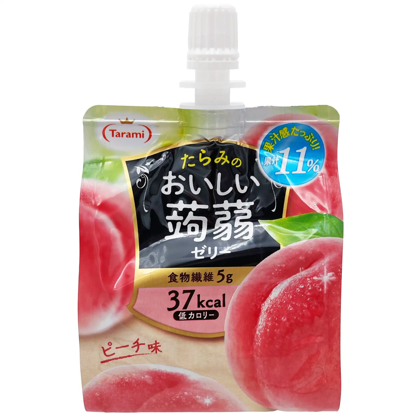 Tarami Oishii Konjac Jelly Peach Flavor 5.29 oz