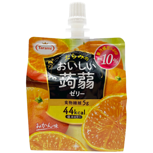 Tarami Oishii Konjac Jelly Orange Flavor 5.29oz