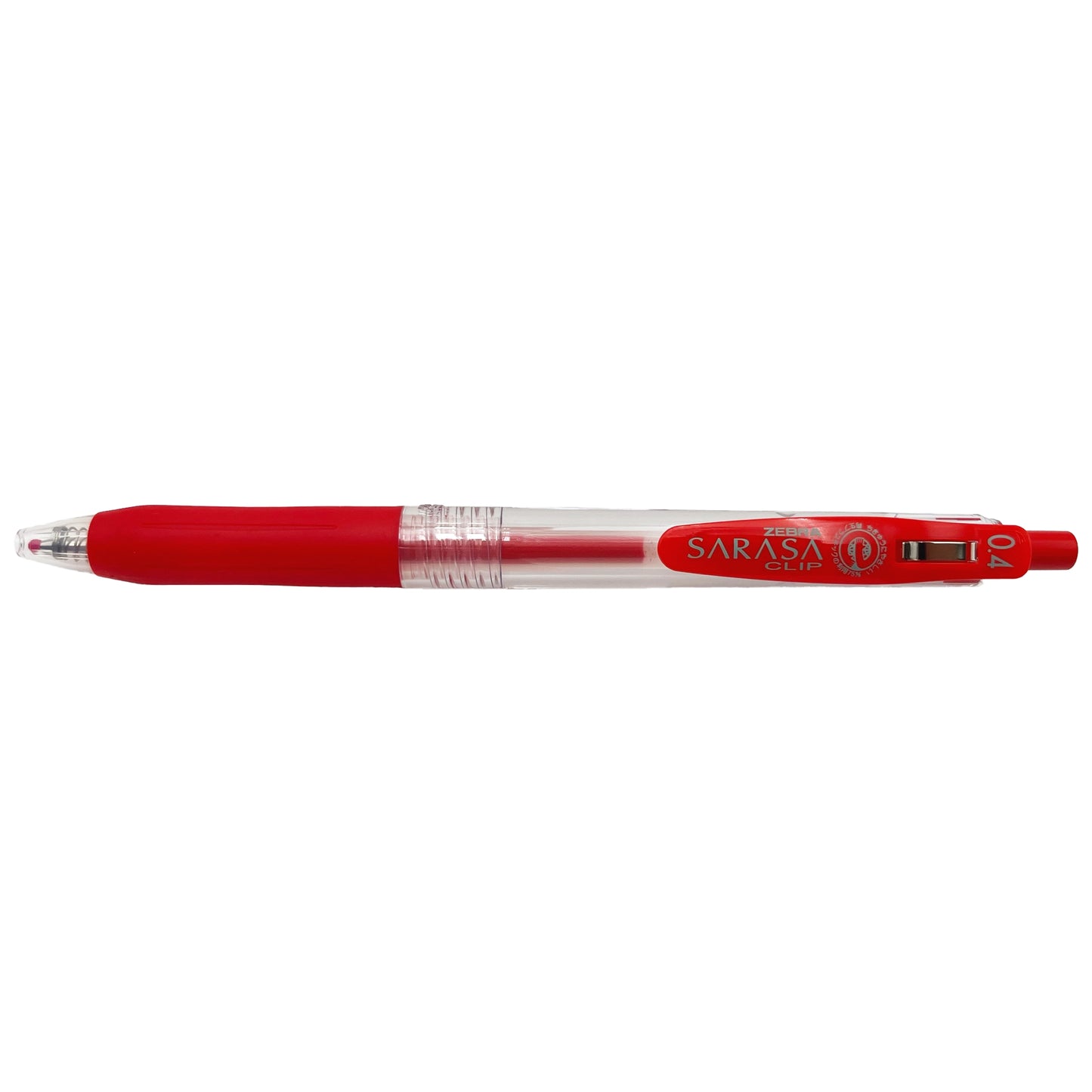 Zebra Sarasa Clip Pen 0.5 mm Red 1 each