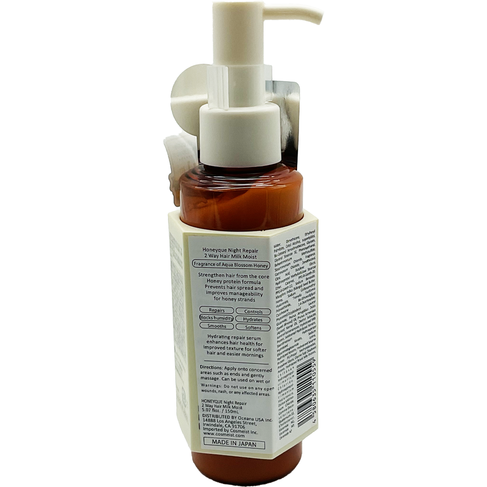Honeyque Night Repair 2 Way Hair Milk Moist 5.07 fl oz