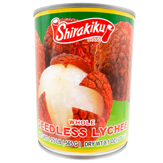 Shirakiku Whole Seedless Lychee 8.1 oz