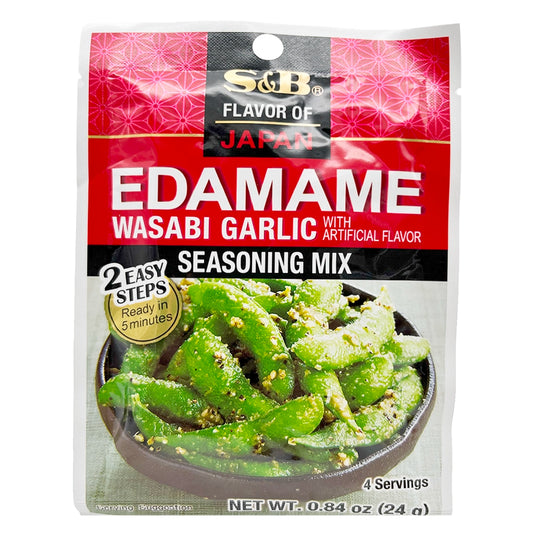 S&B Edamame Wasabi Garlic Seasoning Mix 0.84 oz