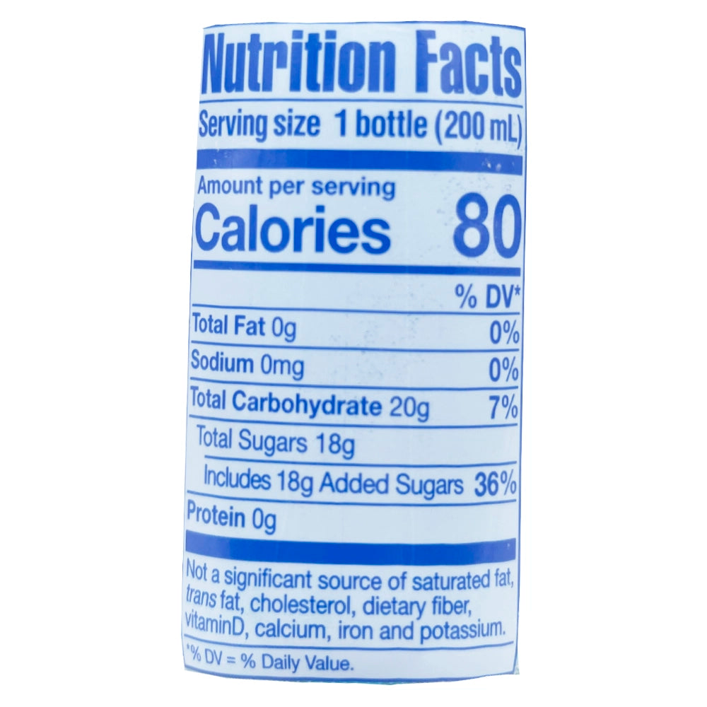 Shirakiku Ramune Carbonated Drink Blueberry 6.76 oz