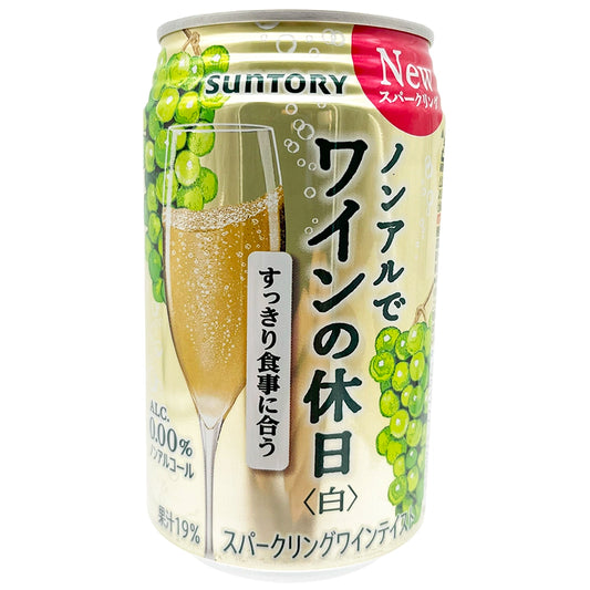 Suntory Non-Alcoholic Wine No Kyujitsu Shiro 11.83 oz