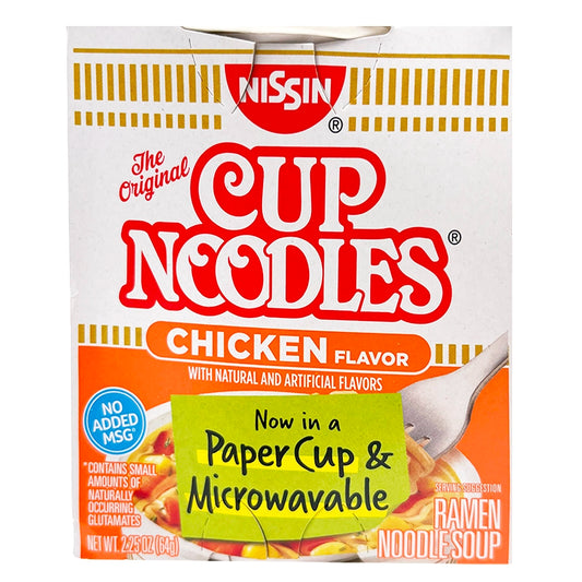 Nissin Cup Noodles Chicken Flavor 2.25 oz