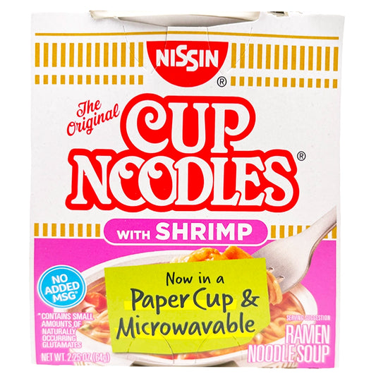 Nissin Cup Noodles with Shrimp 2.25 oz