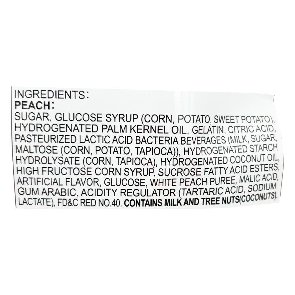 UHA Puchao Chewy Candy Yogurt & Peach 3.53 oz