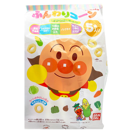 Tohato Anpanman Funwari Corn Yasashi Shio 5 PC 1.41 oz
