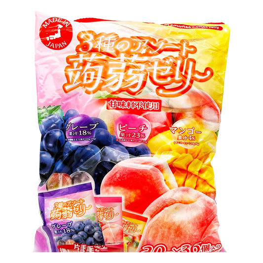 Konjac Jelly Lychee, Muscat & Peach 25.3 oz