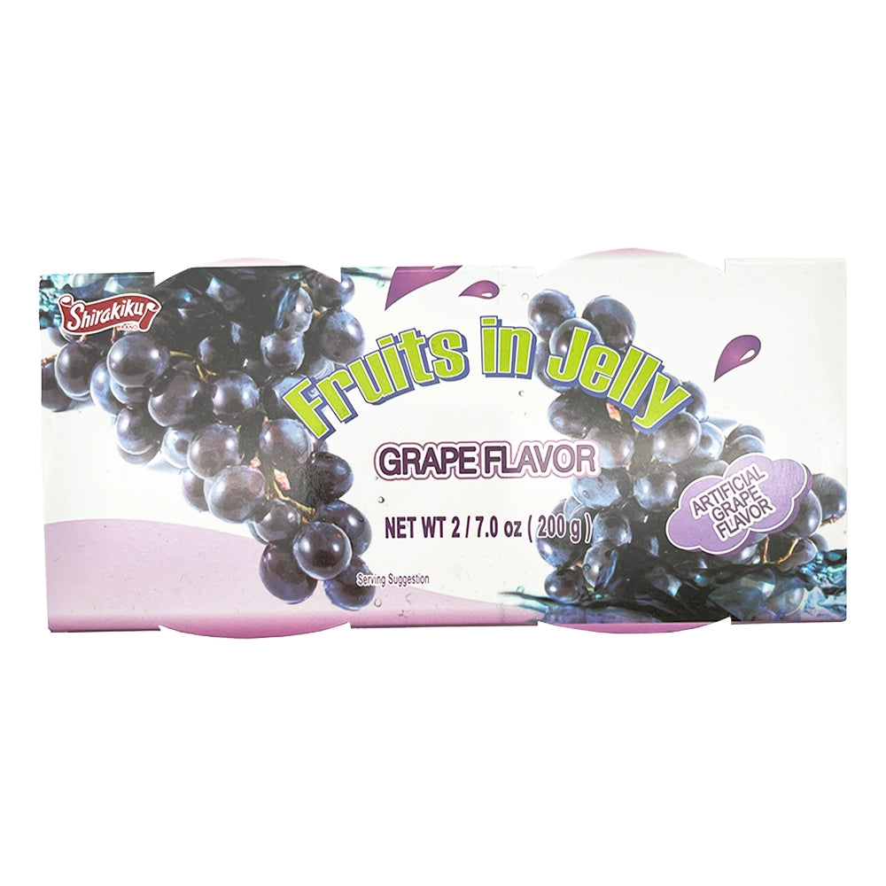 Shirakiku Fruits in Jelly Grape Flavor 14 oz