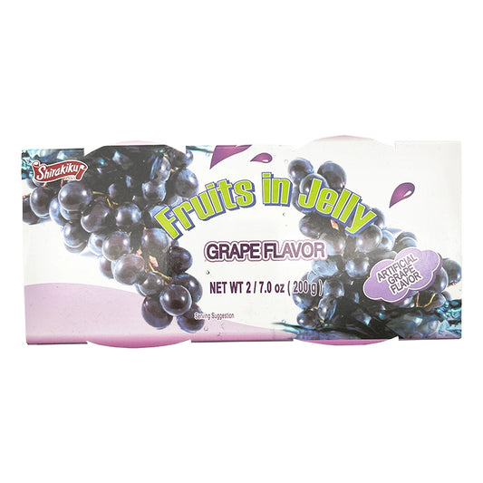Shirakiku Fruits in Jelly Grape Flavor 14 oz