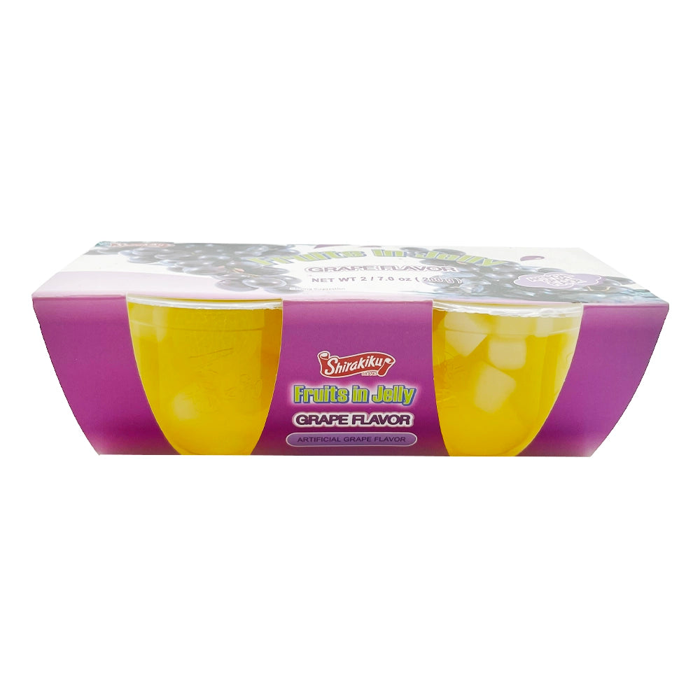 Shirakiku Fruits in Jelly Grape Flavor 14 oz