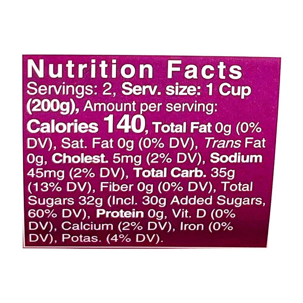 Shirakiku Fruits in Jelly Grape Flavor 14 oz