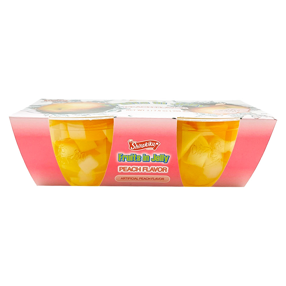Shirakiku Fruits in Jelly Peach Flavor 14 oz